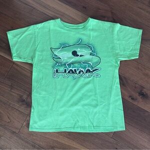Tony Hawk Green Short Sleeve T-Shirt Skater Shirt Boys Size L
